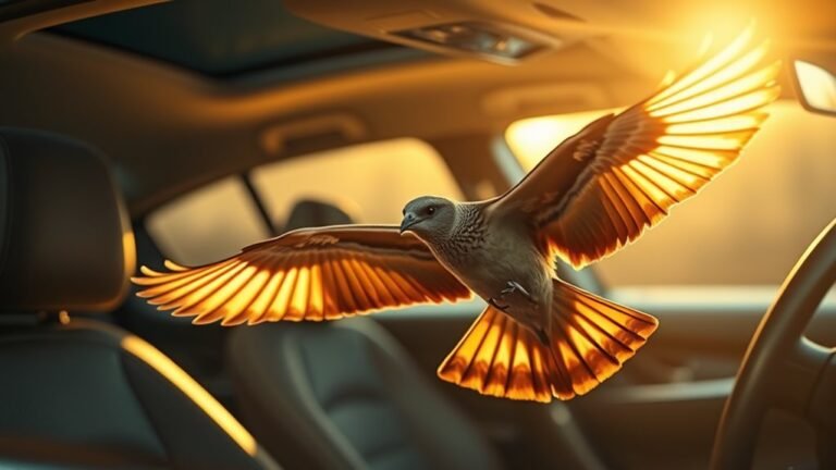 bird in vehicle omen