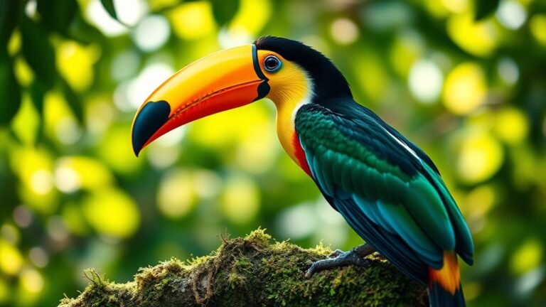 toucan symbolizes spiritual insights