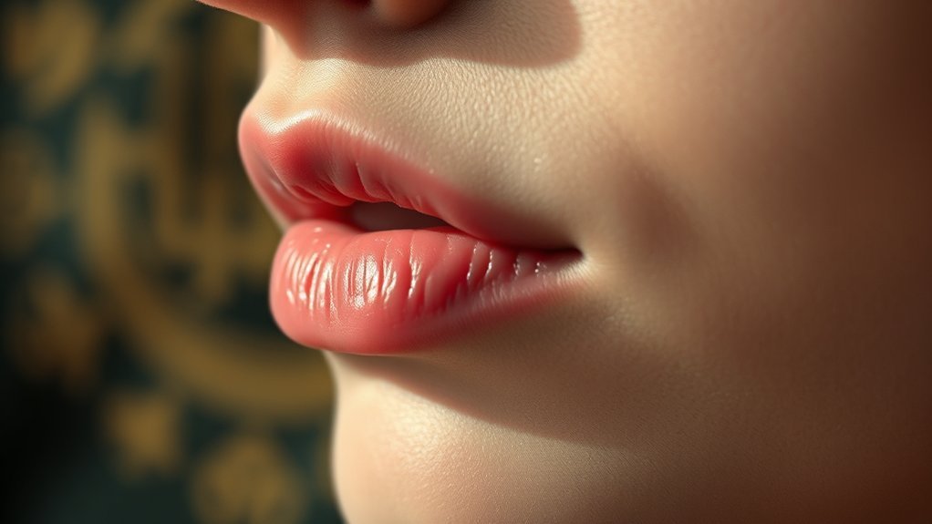 twitching lips spiritual significance