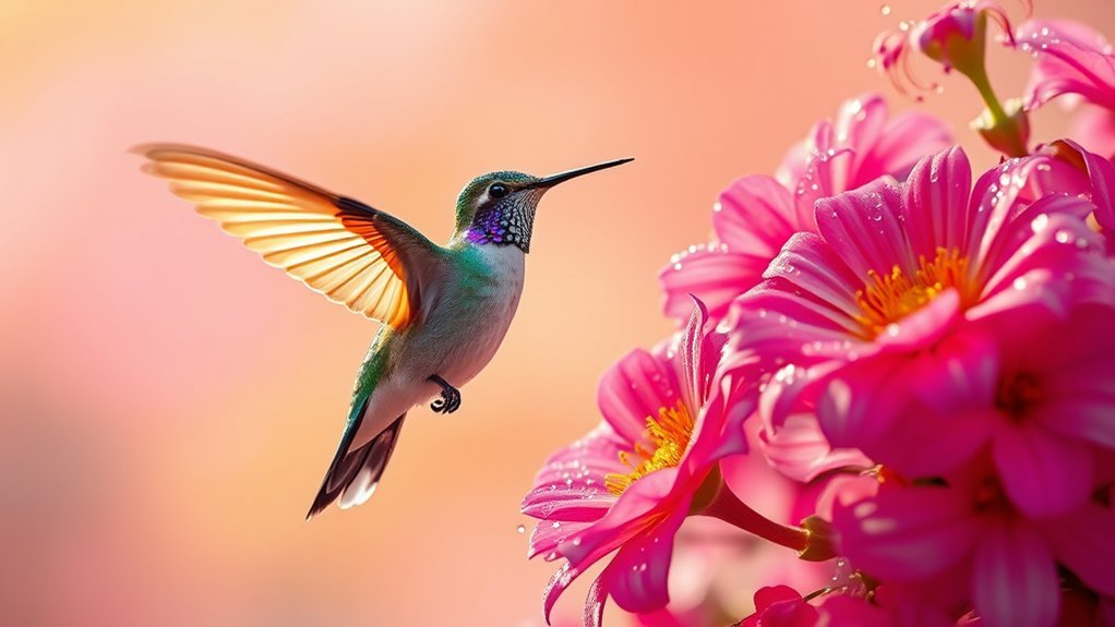 hummingbird symbolizes vibrant spirituality