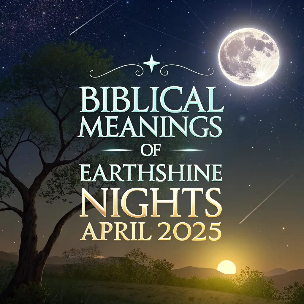 Biblical Meanings of Earthshine Nights April 2025 Biblical Meanings of Earthshine Nights April 2025
