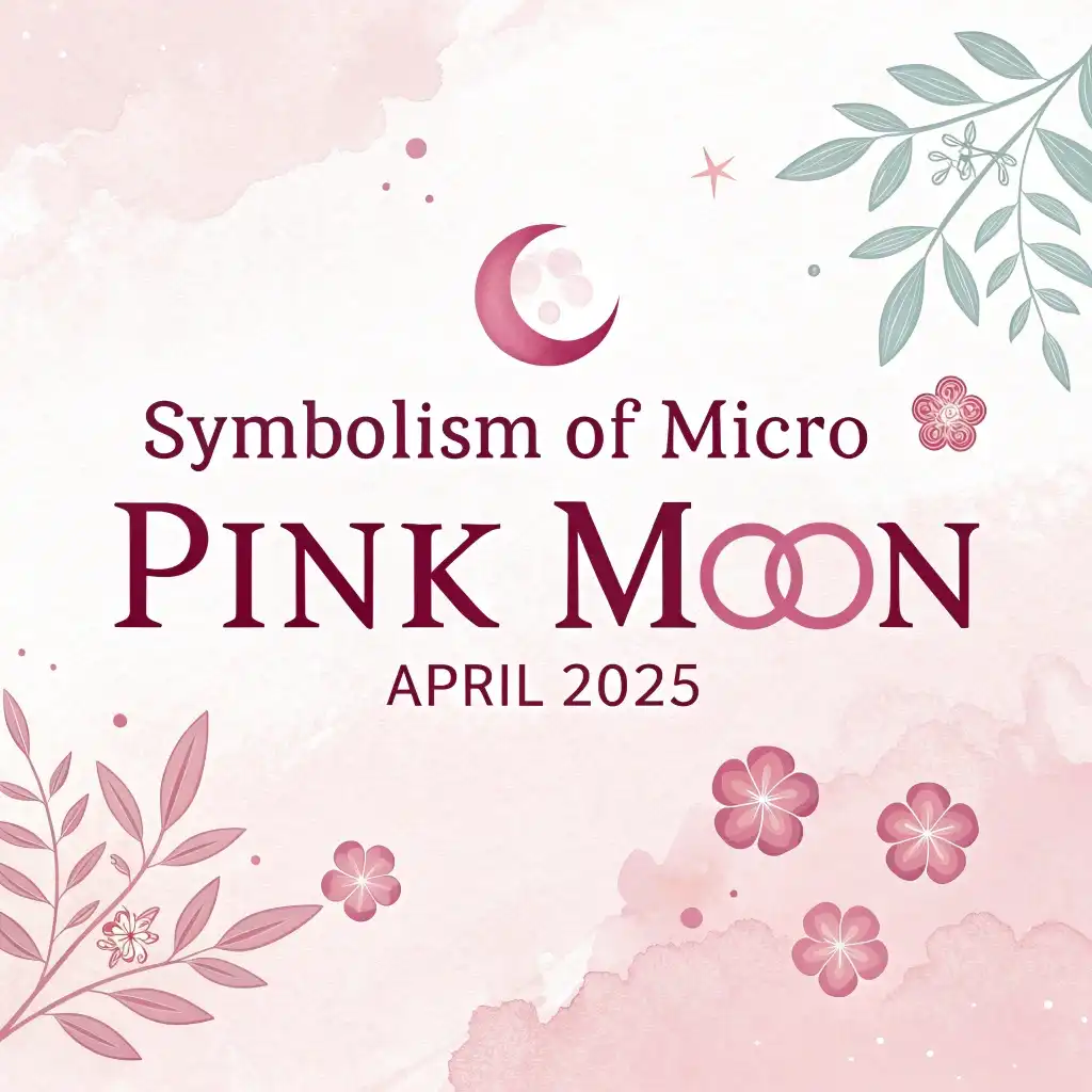 Symbolism of the Micro Pink Moon April 2025