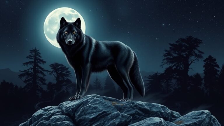 black wolf spiritual insights