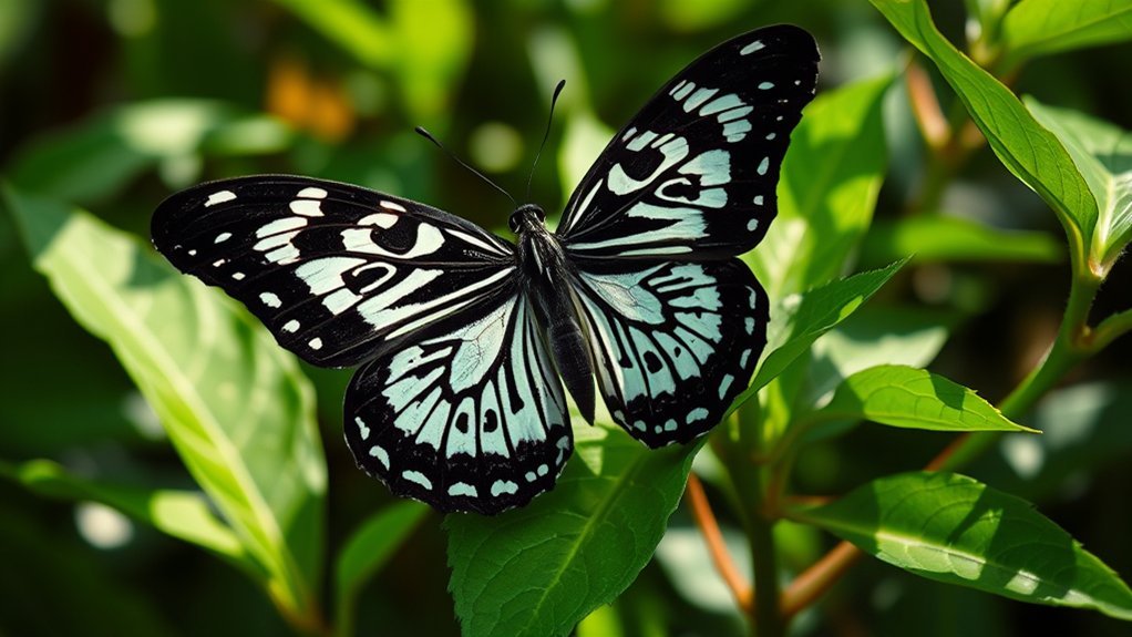 symbolic black and white transformation