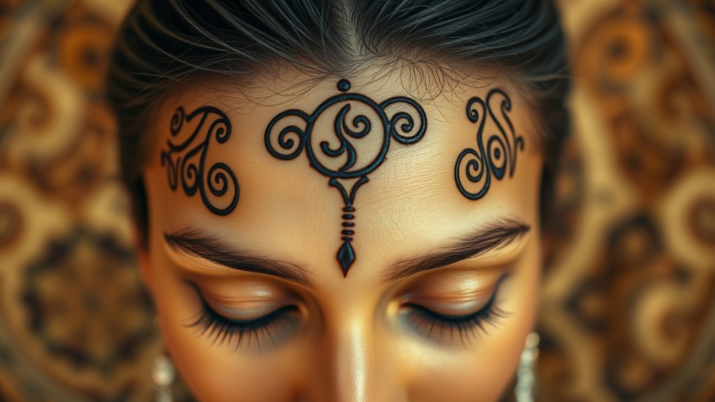forehead symbolizes inner wisdom
