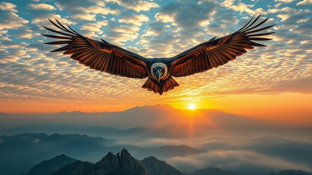 vulture symbolizes divine purification